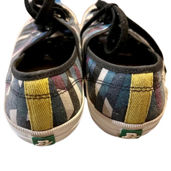 Kate Spade Saturdays PF Flyers Cap Toe Sneakers - Green/Blue/Purple - 8 - Picture 5 of 10